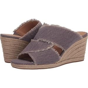 NEW Lucky Brand Madgie Espadrille Wedge Sandal Women's Size 8.5 Orchid Fringed
